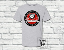 Load image into Gallery viewer, Short Sleeve &#39;University of Georgia Bulldogs National Champions&#39; T-Shirt
