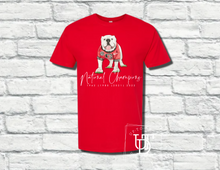 Load image into Gallery viewer, Georgia Bulldog National Champions Year T-Shirt
