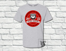 Load image into Gallery viewer, Short Sleeve &#39;University of Georgia Bulldogs National Champions&#39; T-Shirt
