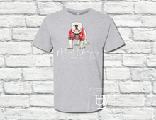 Load image into Gallery viewer, Georgia Bulldog National Champions Year T-Shirt
