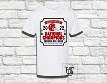 Load image into Gallery viewer, Short Sleeve UGA Undefeated National Champions T-Shirt
