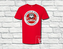 Load image into Gallery viewer, Short Sleeve &#39;University of Georgia Bulldogs National Champions&#39; T-Shirt
